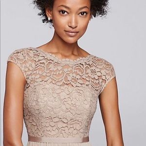 David’s Bridal, Ivory size 14, Bridesmaid Dress